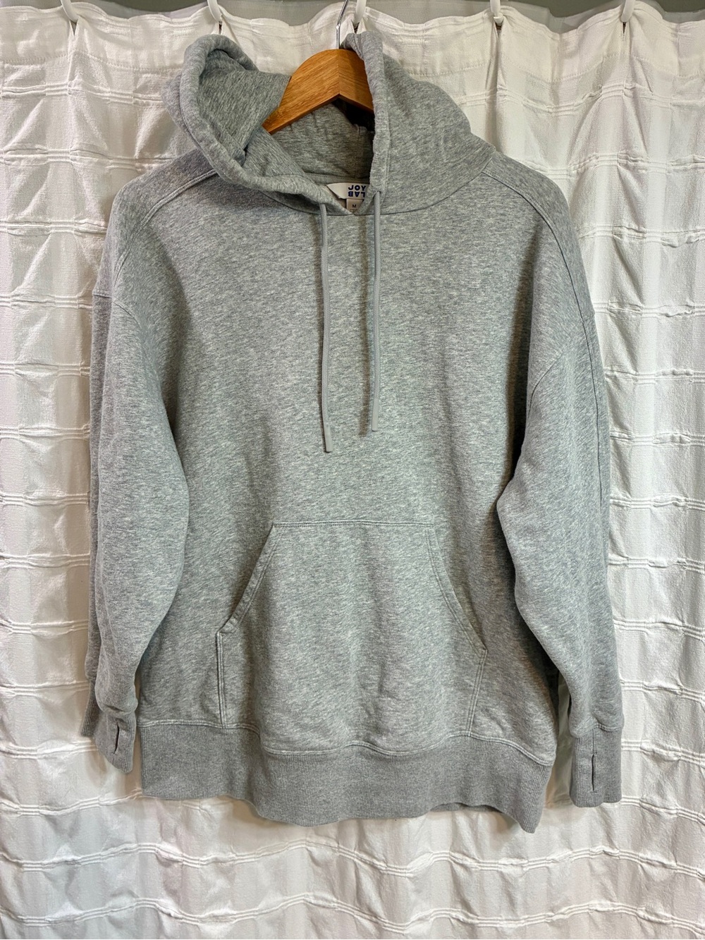 JoyLab Women's Loose Fit Pullover Hoodie Sweatshirt Grey Size Medium